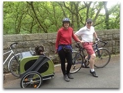 Liz Scott and Husband with Labradoodle Buzz